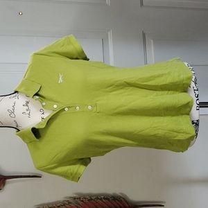 Talbots green polo shirt